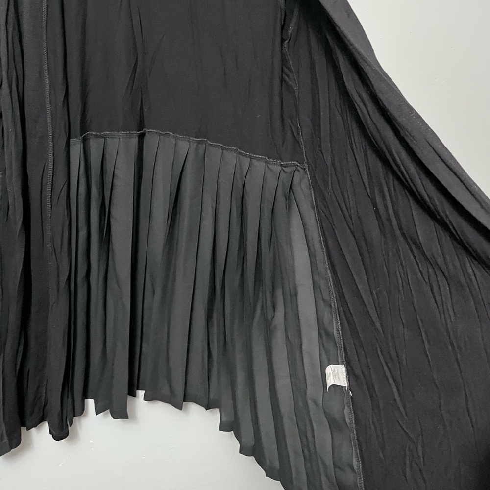 Cyrus Chiffon Ruffle Open Front Duster Cardigan - image 5